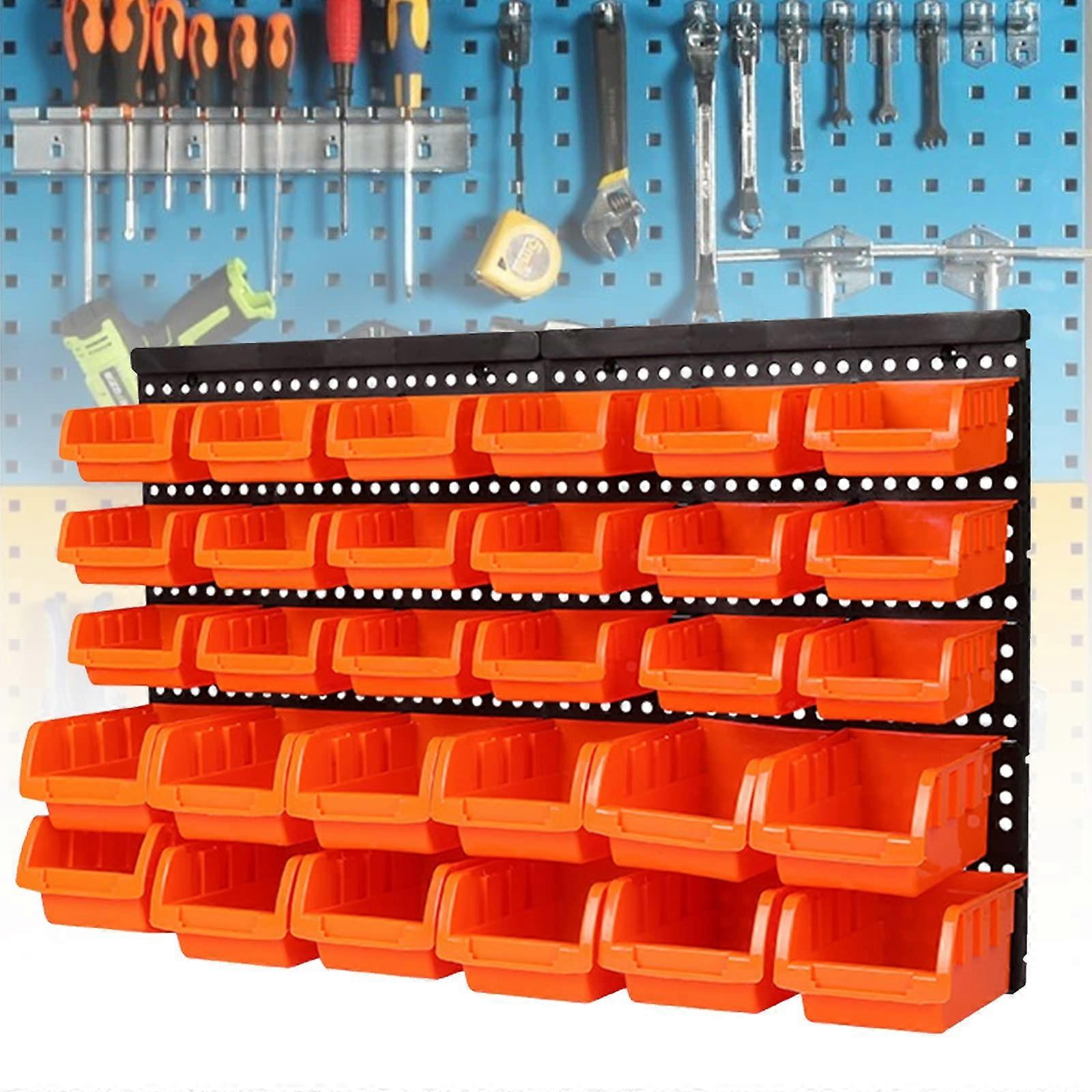 ABS Wall Mounted Tool Storage Rack for Garage Workshop, SpaceSaving Organizer with Fast Access
