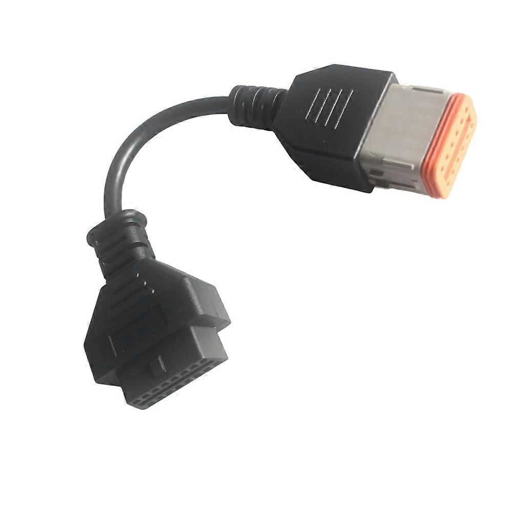 OBD 12pin to 16pin Cable for Komatsu for Cummins Adapter
