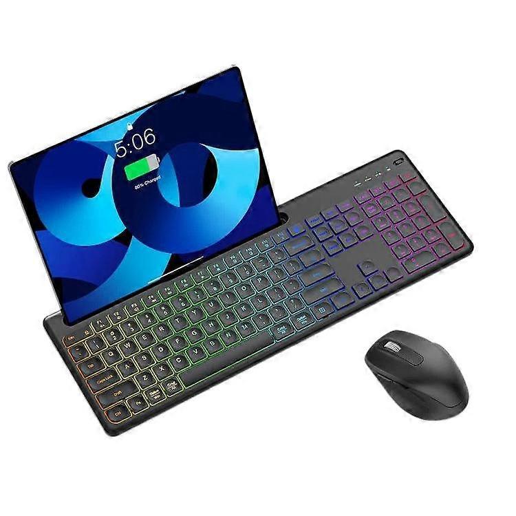 Wireless Keyboard and Mouse Set 2.4G & Bluetooth 