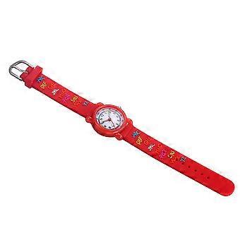 Waterproof Children Watch Cartoon Quartz Watch for 1Pcs Red Fashionable Gift