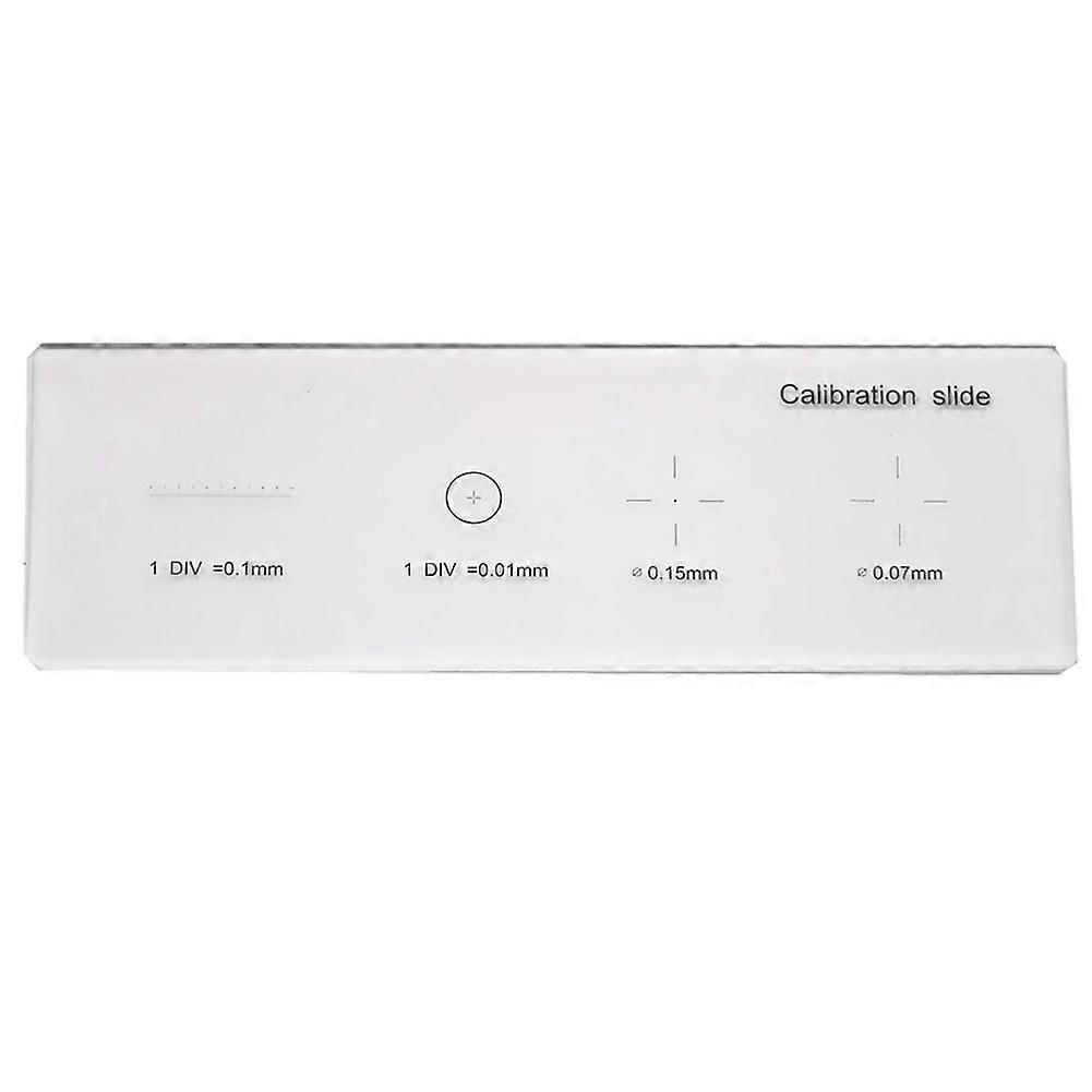 0.01mm Microscope Calibration Slide with Stage Micrometer for Camera Reticles