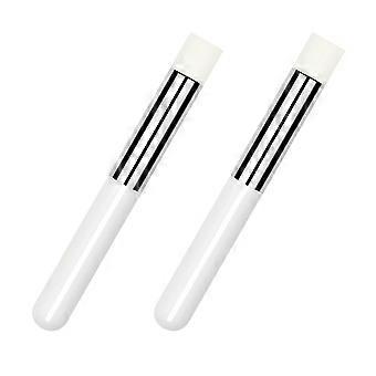 2-teiliges Lippenverwischpinsel-Make-up-Werkzeug zum Verwischen von Lippenstift für Damen