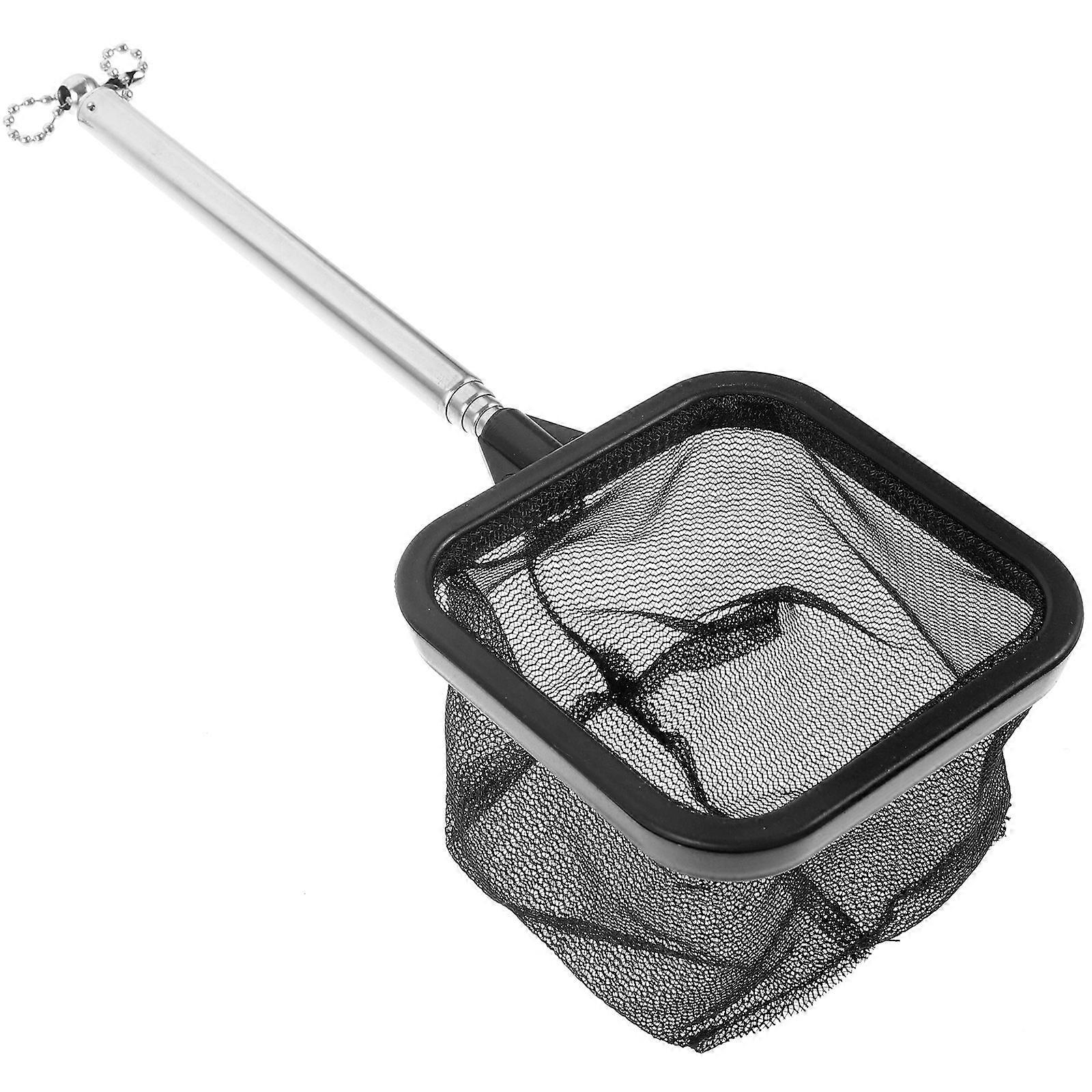 Fishing Net 3Pcs Replaceable Mesh Net for Catching Use with Black Durable Material