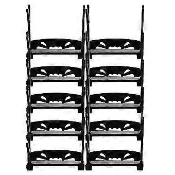 Household Sword Rack Toy Sword Stand for Display 10Pcs Black ABS