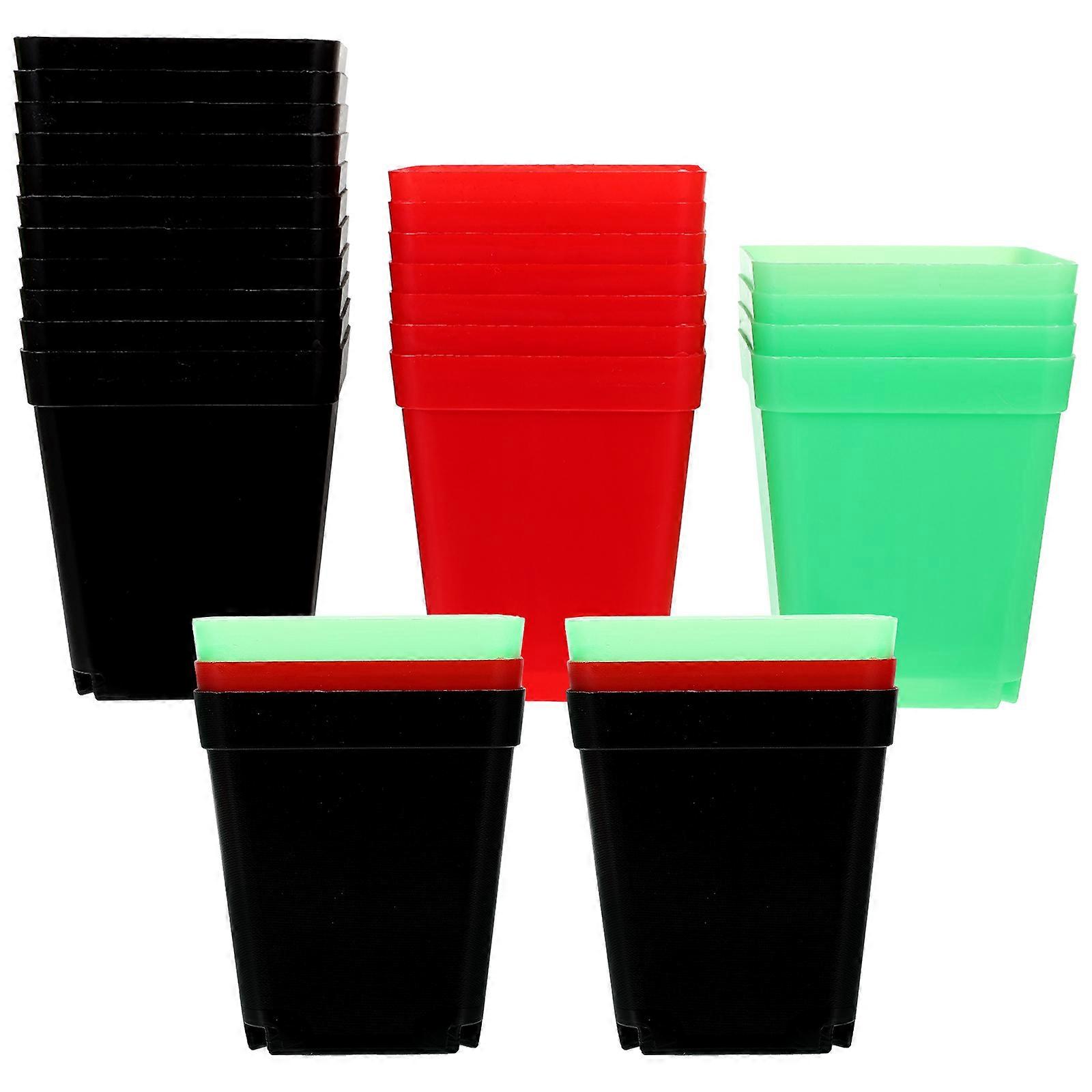 Plastic Flower Pot Mini Flower Pots for Decor 120Pcs Assorted