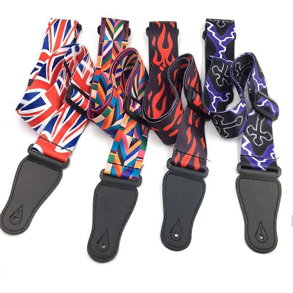 Unique Electric Guitar Straps Polyester Rectangular Carrying Guitars Accessory 1PC