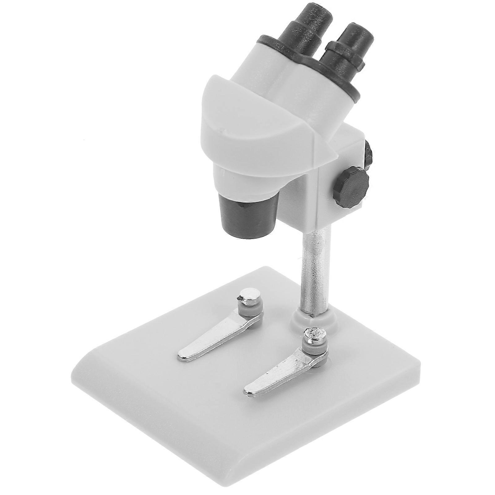 Simulation Mini Microscope Dollhouse Decoration for Fun Dollhouse Layout Model