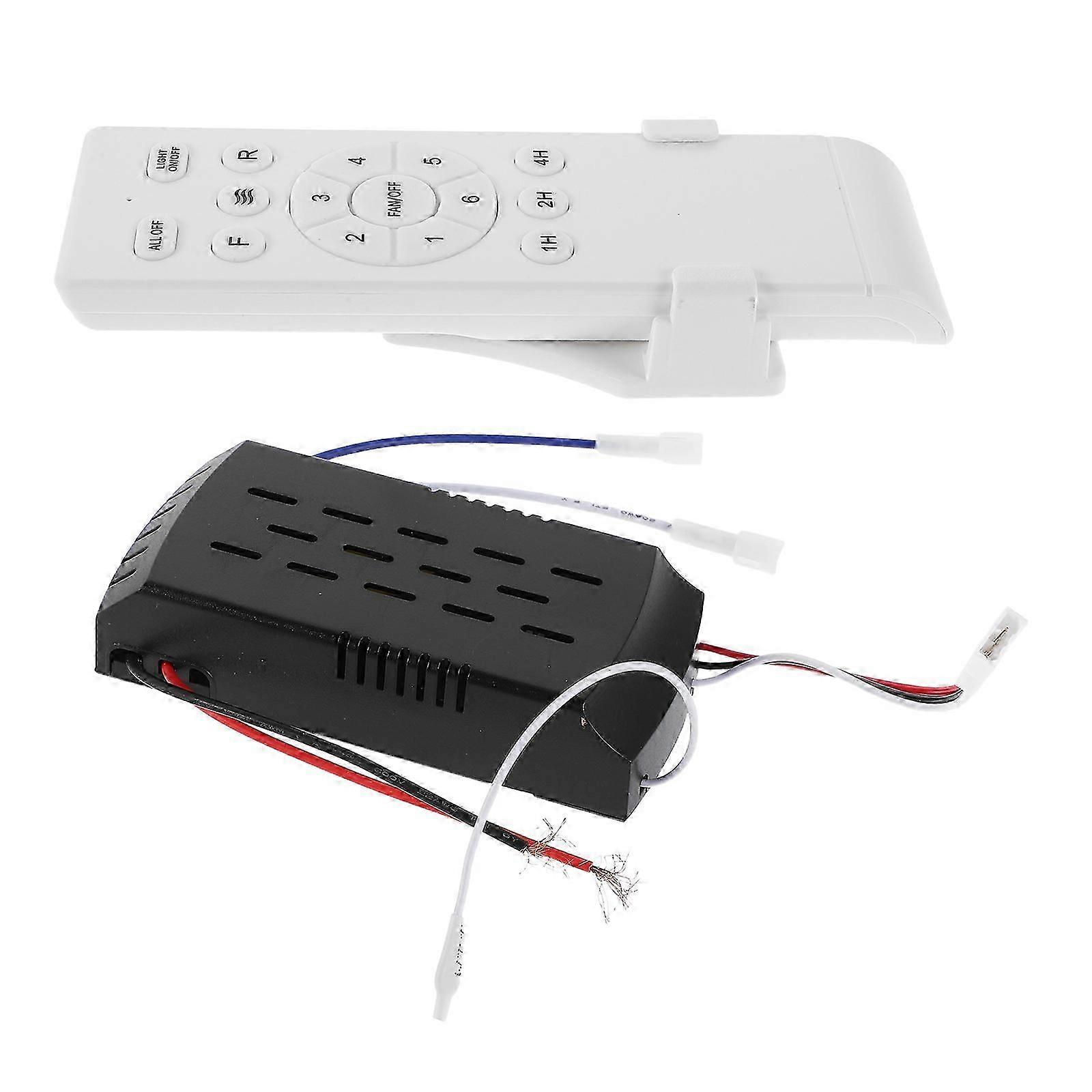 Wireless Ceiling Fan Controller with Variable Speed Motor 1Set