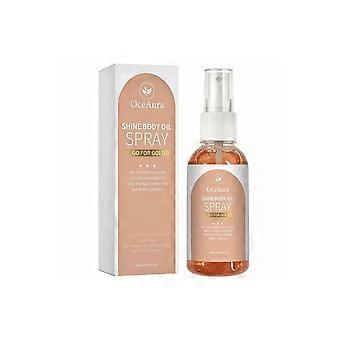 OCEAURA Shimmer Body Oil Spray Nourishing Hydrating Quick Absorb For Skin Hair