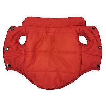Winddichte Hundeweste kaltes Wetter warmer Hund Winter Hundeweste für Haustiere Hunde (Rot M)