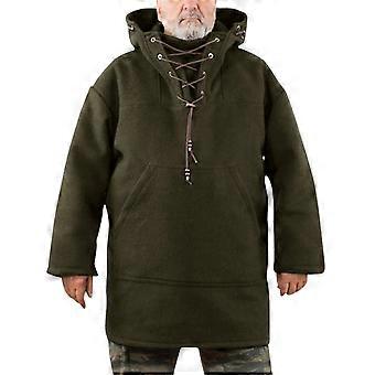 Super blød sweatshirt med uldhætte til mænd - mellemlang vintertop