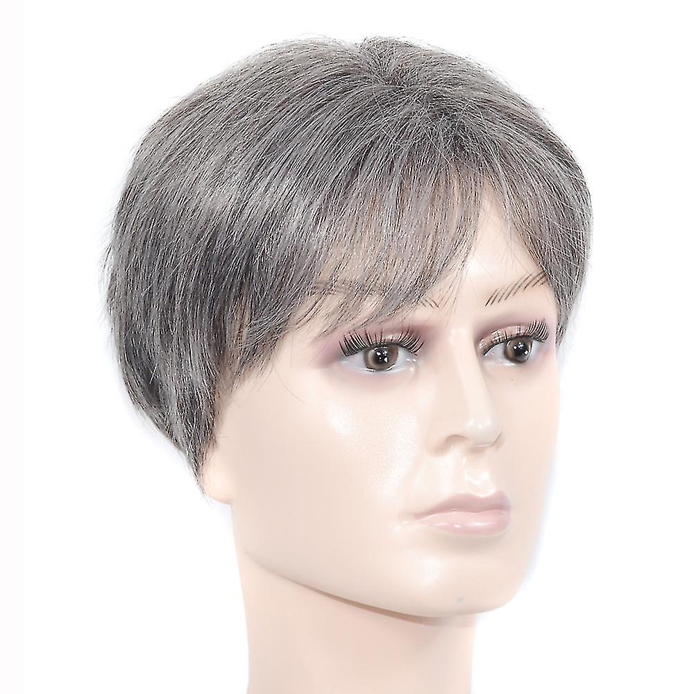Wigs, Middle-aged And Elderly Men's Wigs