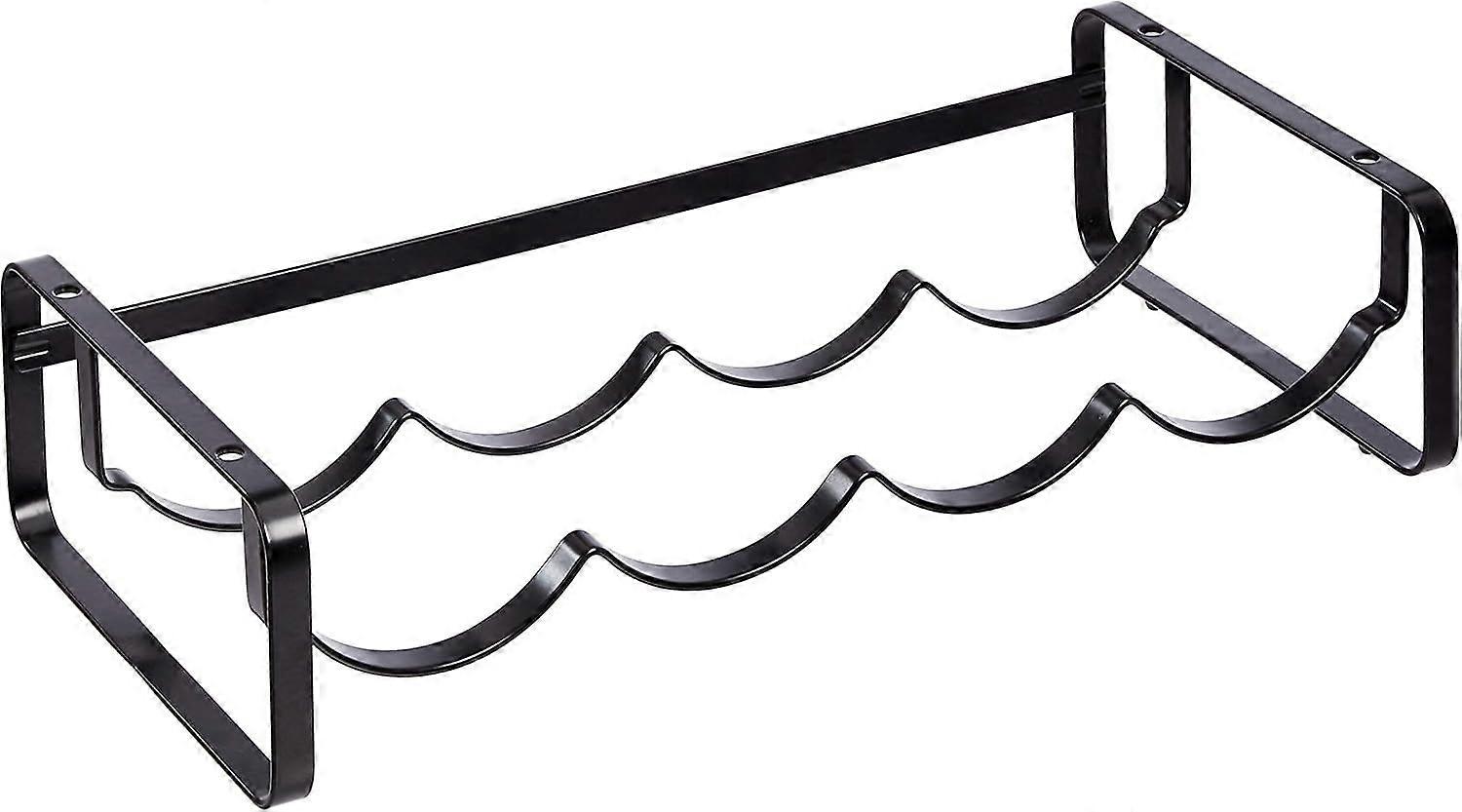1  PCS  Tabletop Stackable Wine Rack, Black