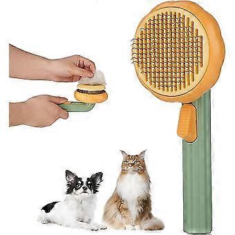 Cat Brushes Dog Brushes, Self-cleaning Dog Grooming Brush Hair Remover Pet Brush