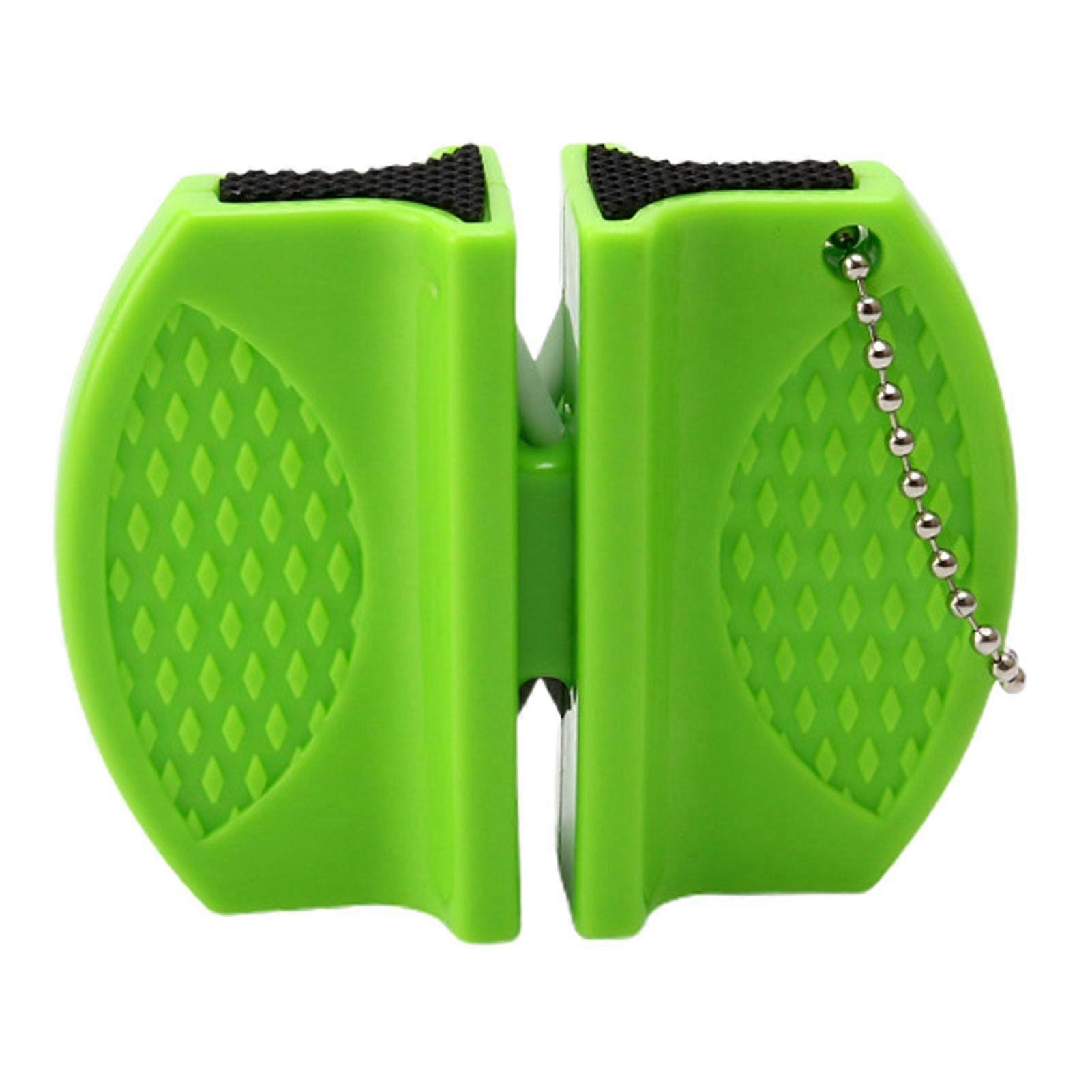 Double Sided Sharpener with Hook Chain Multifunctional Portable Mini Pocket  Sharpening Tool Kitchen Accessories KAESI