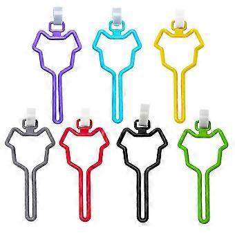 7pcs Dog Poop Bag Holder Leash Waste Carrier Holder Pets Mains libres Knot Holder