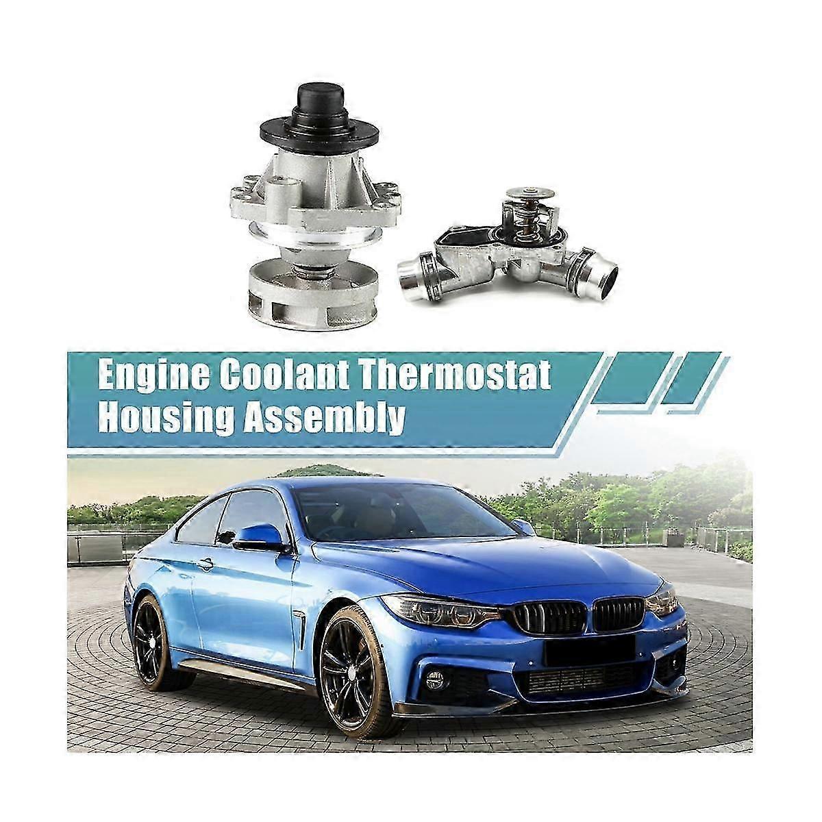 Termostato per auto e pompa dell'acqua adatti per E38 E39 E46 E53 E60 E61 E65 E66 E83 E85 Z3 A