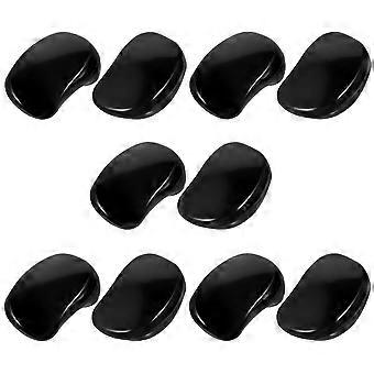 Black Hair Dyeing Earmuffs for Ear Protection 10Pcs Durable Plastic