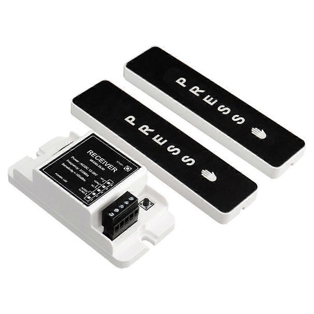 315MHz Wireless Battery Power Push Exit Button Switch Touch Switch for Automatic Sliding Door Gate Opener