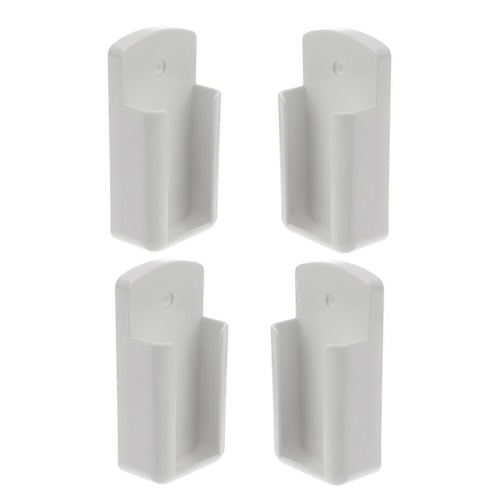 Remote Control Holder Plastic Wall Mounted Organizer for 4Pcs Controllers