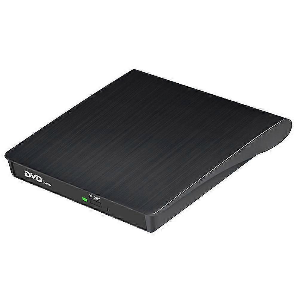 Slimline external DVD drive for computers with burner