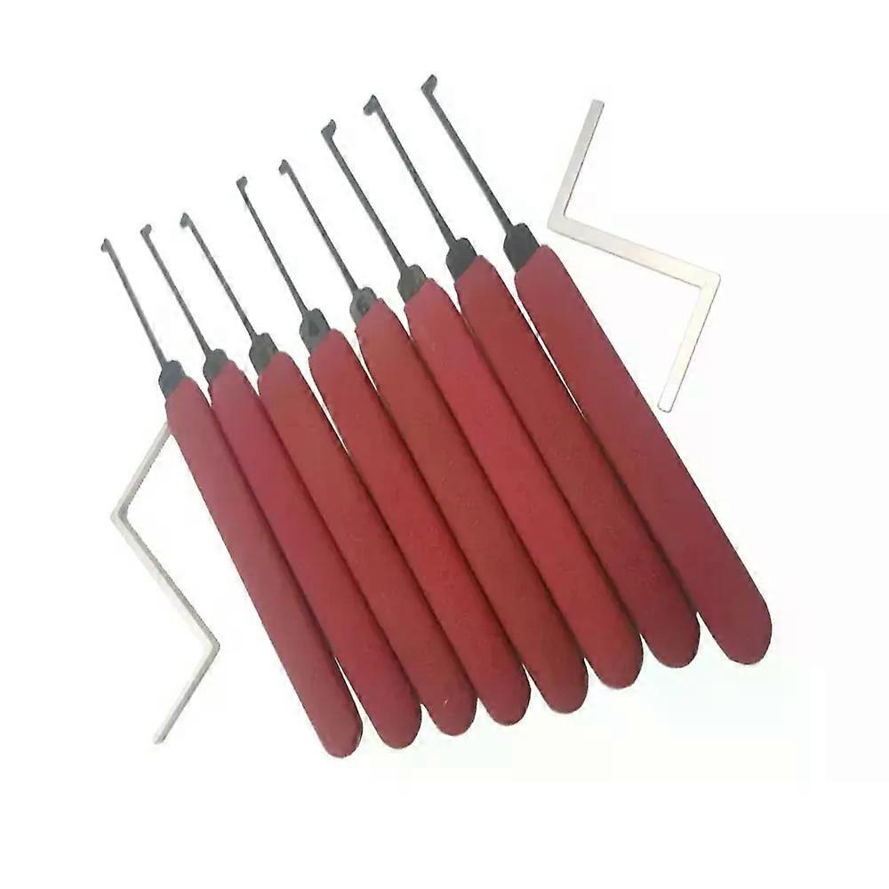 New Arrival Pro Locksmith Tools HUK 8pcs Kaba Lock Picks Tools Dimple Lock Set Quickly Hand Kit
