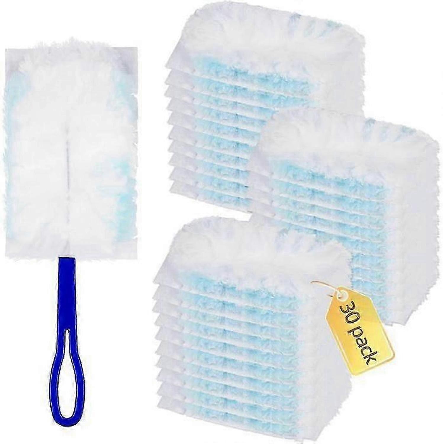 Reusable Magnetic Dust Cloths With Handle