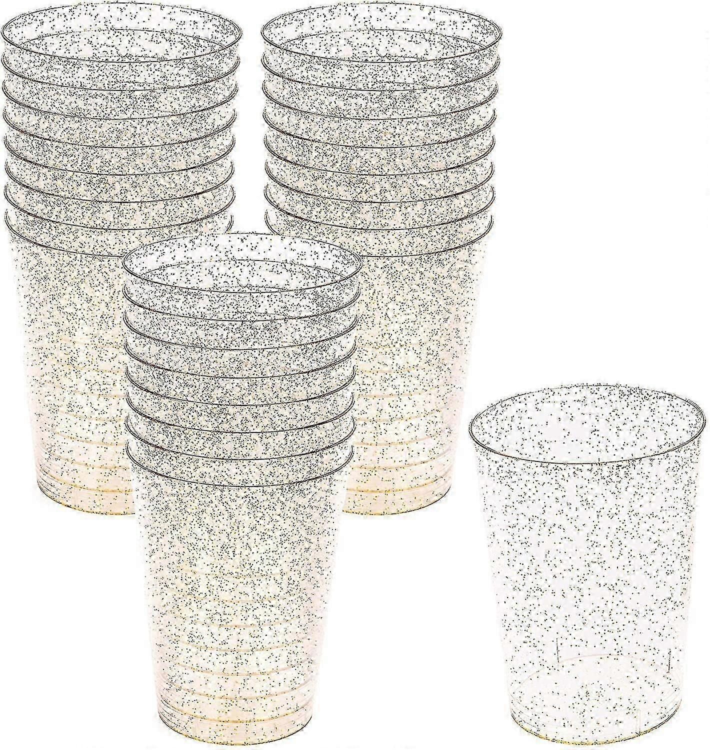 50 Pack 360ml Multipurpose Clear Plastic Cups