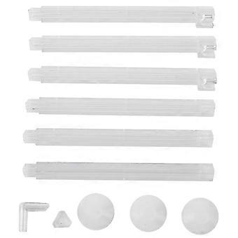 Aquarium Fish Tank Air Vent Bubble Release Bar Diffuser Plastic Made Transparent Color