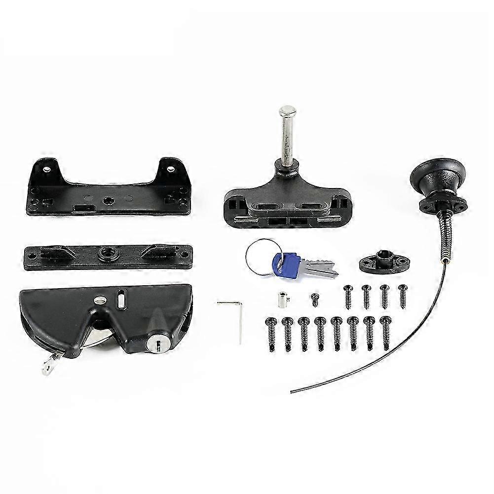 Adjustable Key-Lock Gravity Gate Latch
