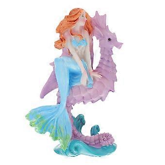 Fish Tank Mermaid Statue for Aquarium Decoration 1Pcs Resin Mermaid Figurine