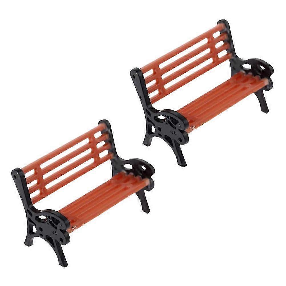 Craft-Scale Resin Bench 4.25x3cm