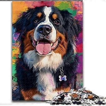 Bernese Mountain Dog Wall Art Puzzle