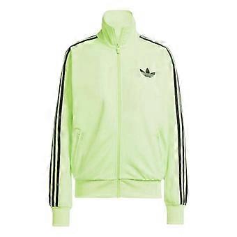 Jaqueta esportiva Adidas Firebird com 3 listras, para mulheres.