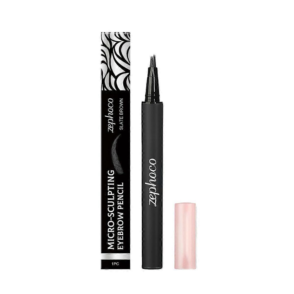 Gray Brown Micro-Engraved Eyebrow Pencil Smooth Application Creates