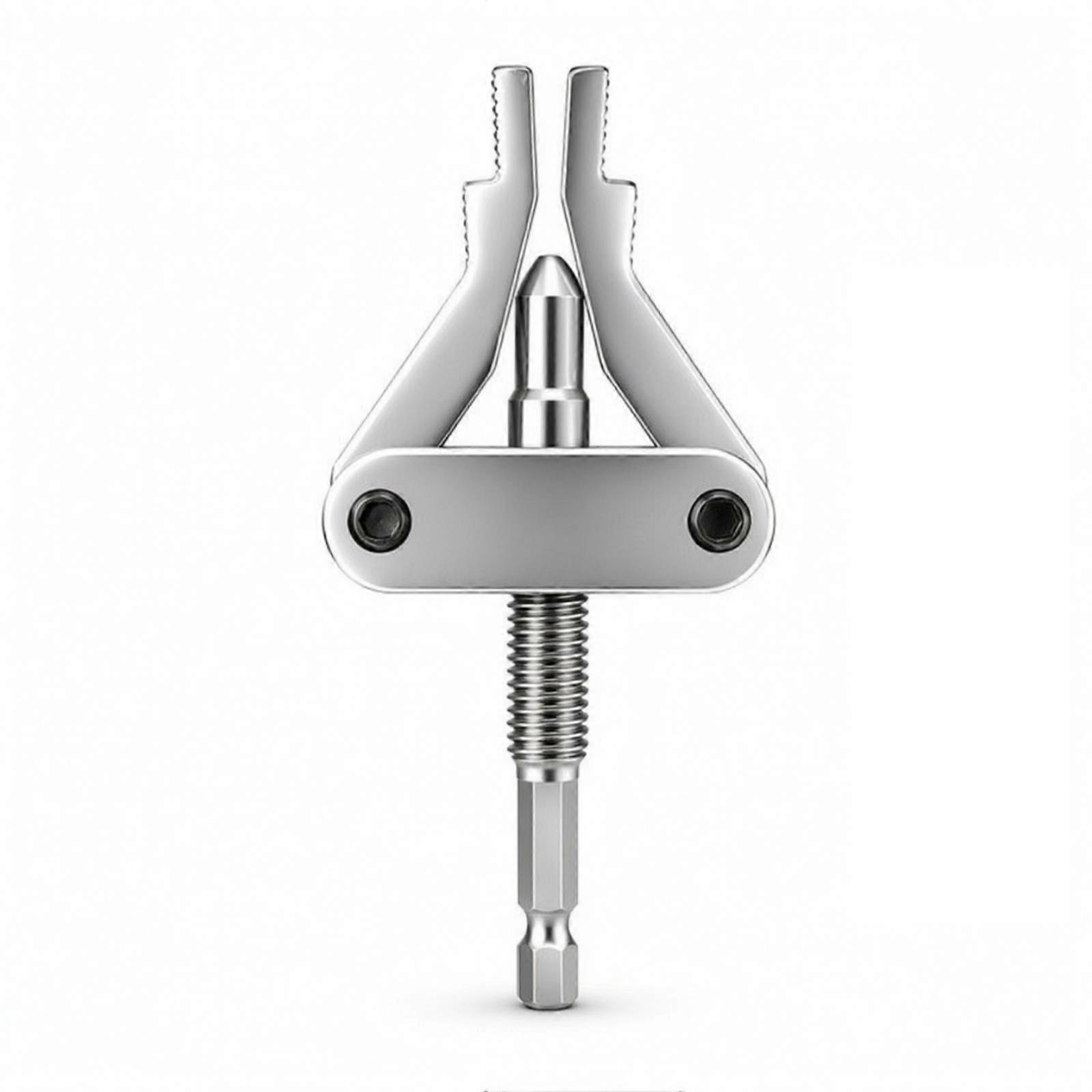 Drill-Driven Pipe Extractor with Hex Shank Practical Pipe-Thread Extraction Tool