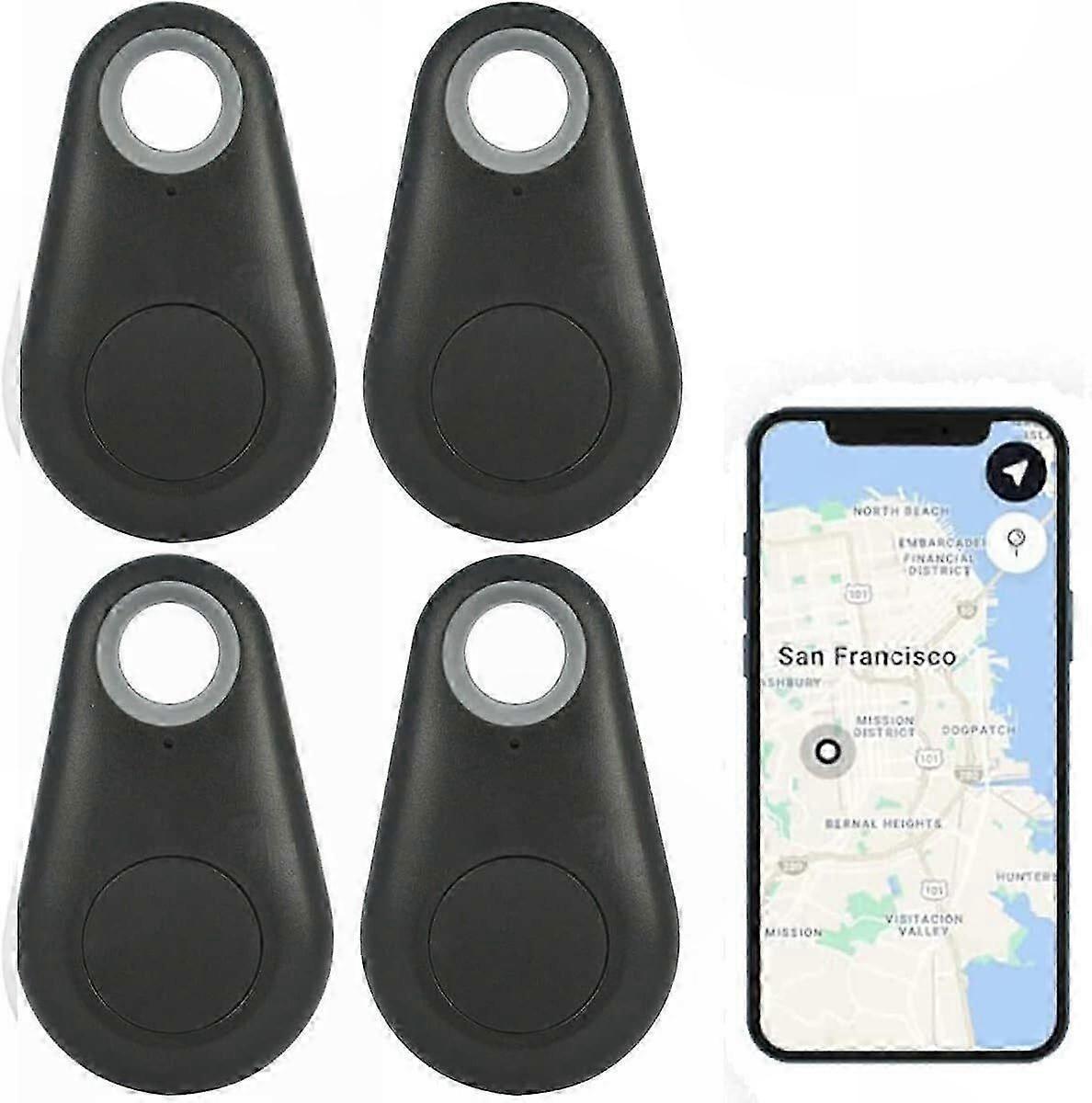 For Keys & Items: 4X Smart Finder Key Tracker Wireless Bluetooth Locator Smart Tag