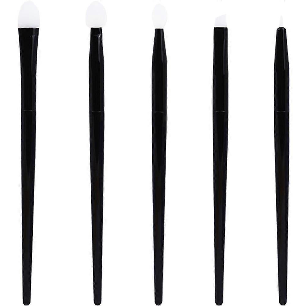 Makeup Silicone Brush Set for Makeup 1Set Portable Eyeshadow Eyebrow Applicators