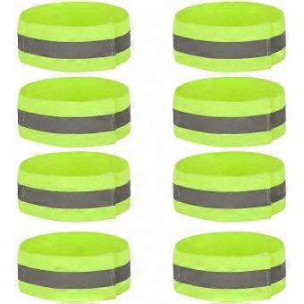 Arm, Ankle & Wrist Straps - 8pc High Visibility Reflective Set