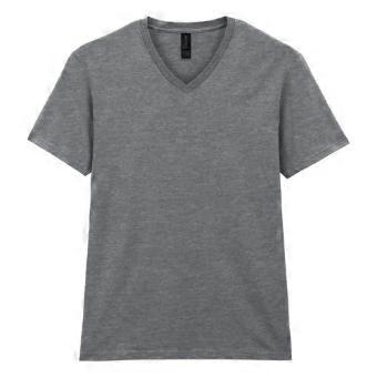 Gildan Mens Soft Touch V Neck T-Shirt