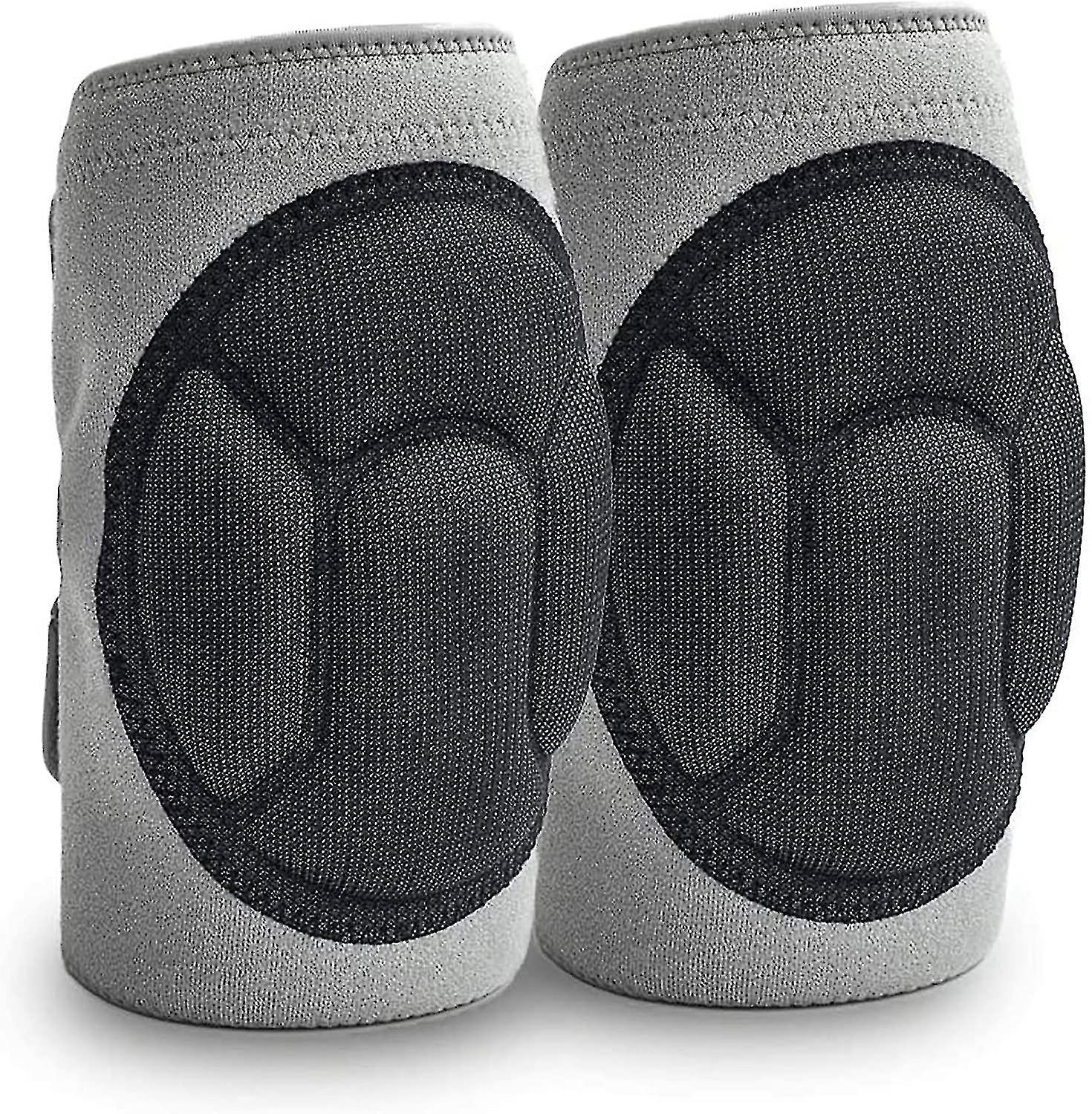 Knee Pads Comfortable Non-slip, Thick Extra Foam Cushion,gray