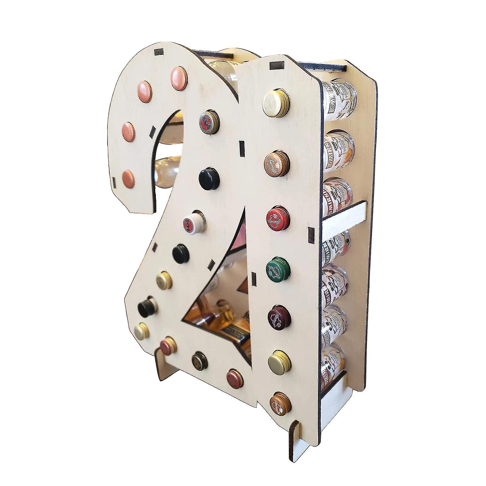 21歳の誕生日ミニ酒瓶ホルダーは、21のミニボトル、女の子のための誕生日プレゼントを保持