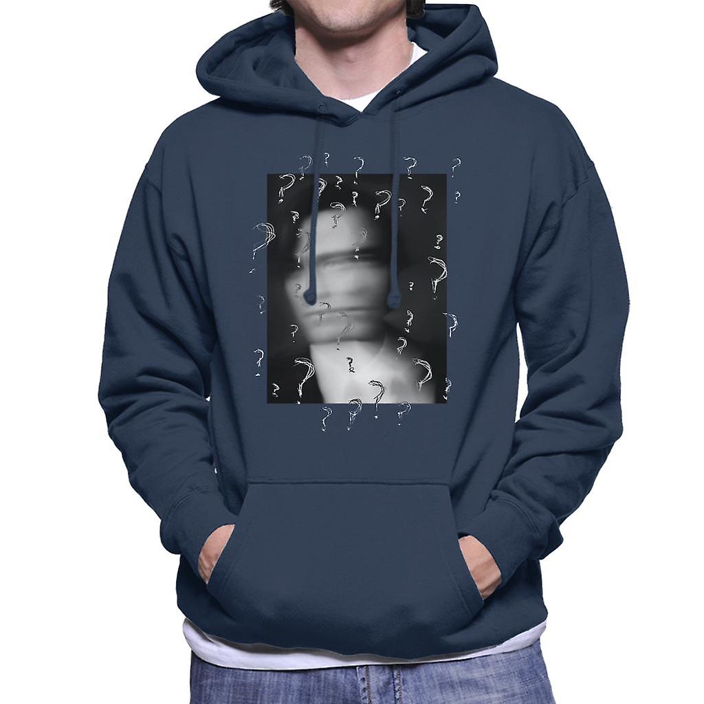 The Batman Bruce Wayne Riddler Question Mark Men's Hooded Sweatshirt
