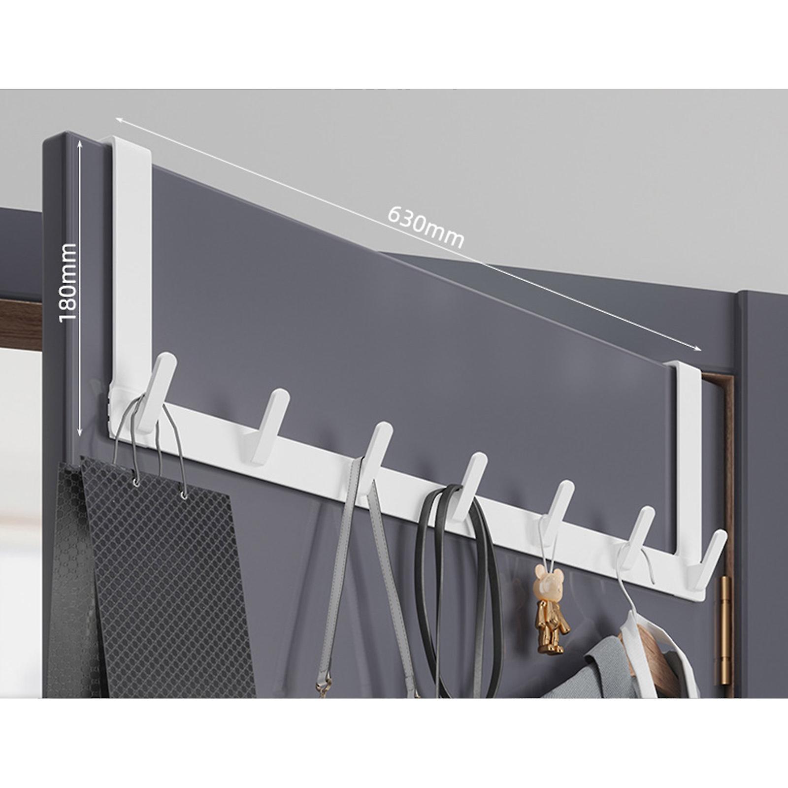 Over The Door Hook Hanger Heavy Duty Organizer for Coat Towel Bag 5/6/7 Hooks