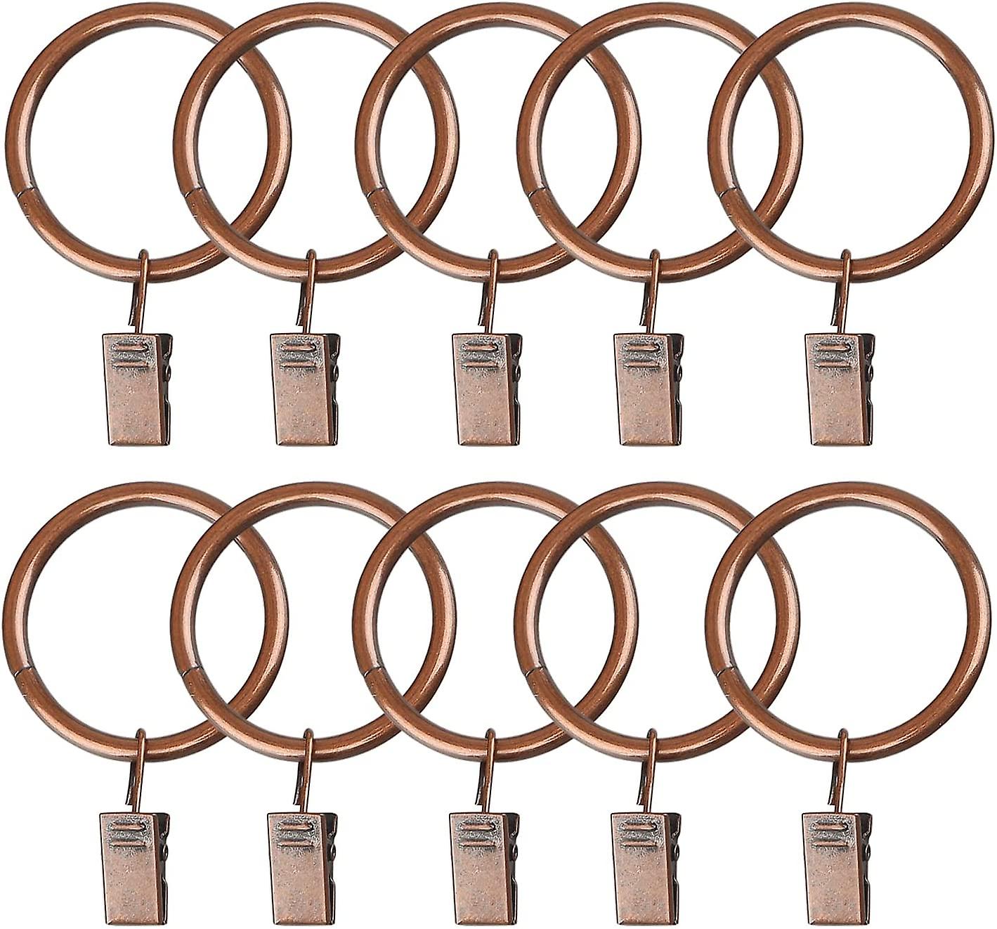 10PCS. 2 inch diameter metal Trap Ring with clip, Red bronze Decorative Trap, rustproof (ring ID 50mm)