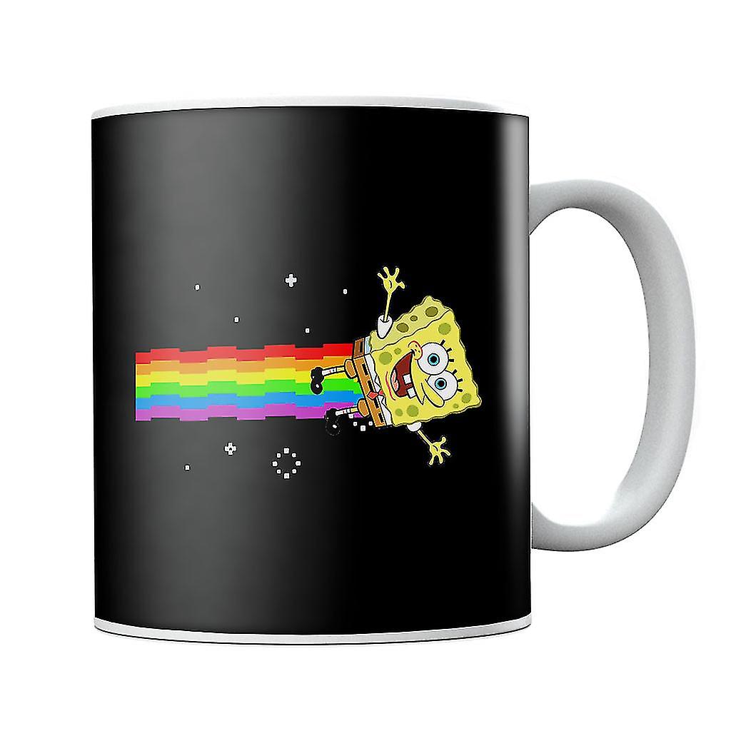 Spongebob Squarepants Nyan Cat Meme Mug