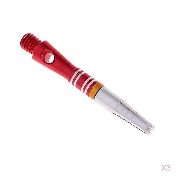 3 Stück Aluminiumlegierung 360 Grad rotierendes Medium Dart Shaft Vorbauteil
