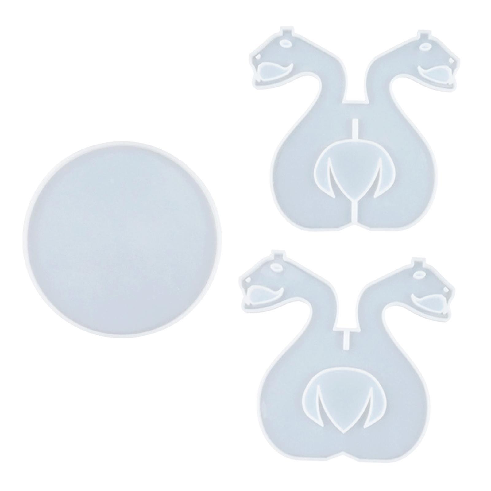 Resin Casting Mold Display Rack Crafting Snake Shaped Stand DIY Shelf Moulds