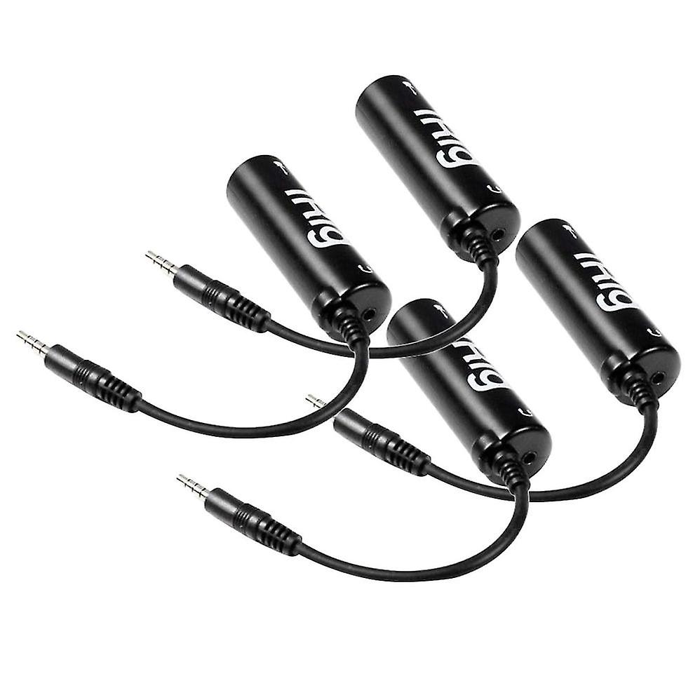 4pcs Guitar Effects Interface Adapter Converter Link Devices Guitar Interface Converter Replacemen
