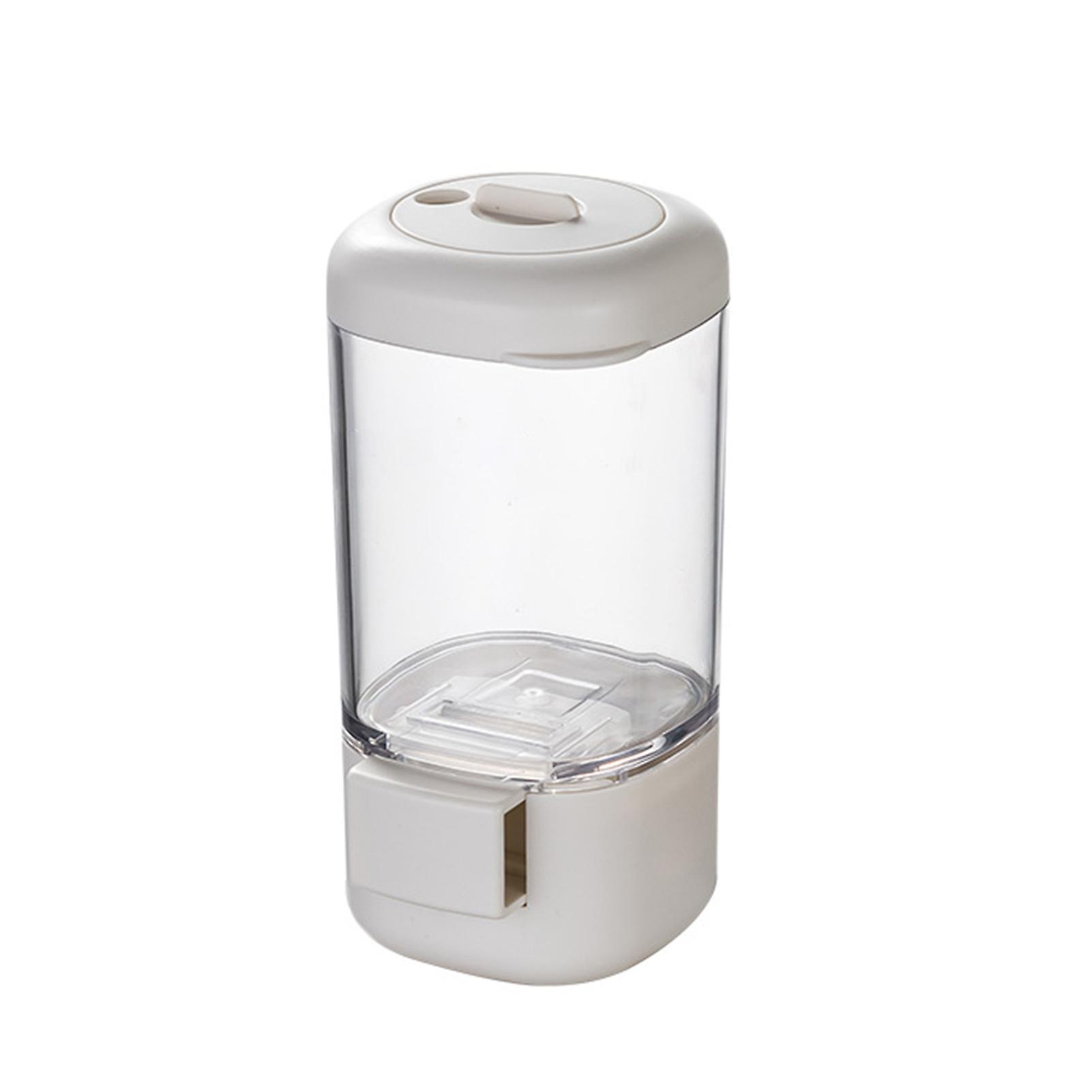 Plastic Quantitative Seal Salt Shakers With Rotary Adjustment Of Two Apertures Bottle For Home Cooking Picnic Camping